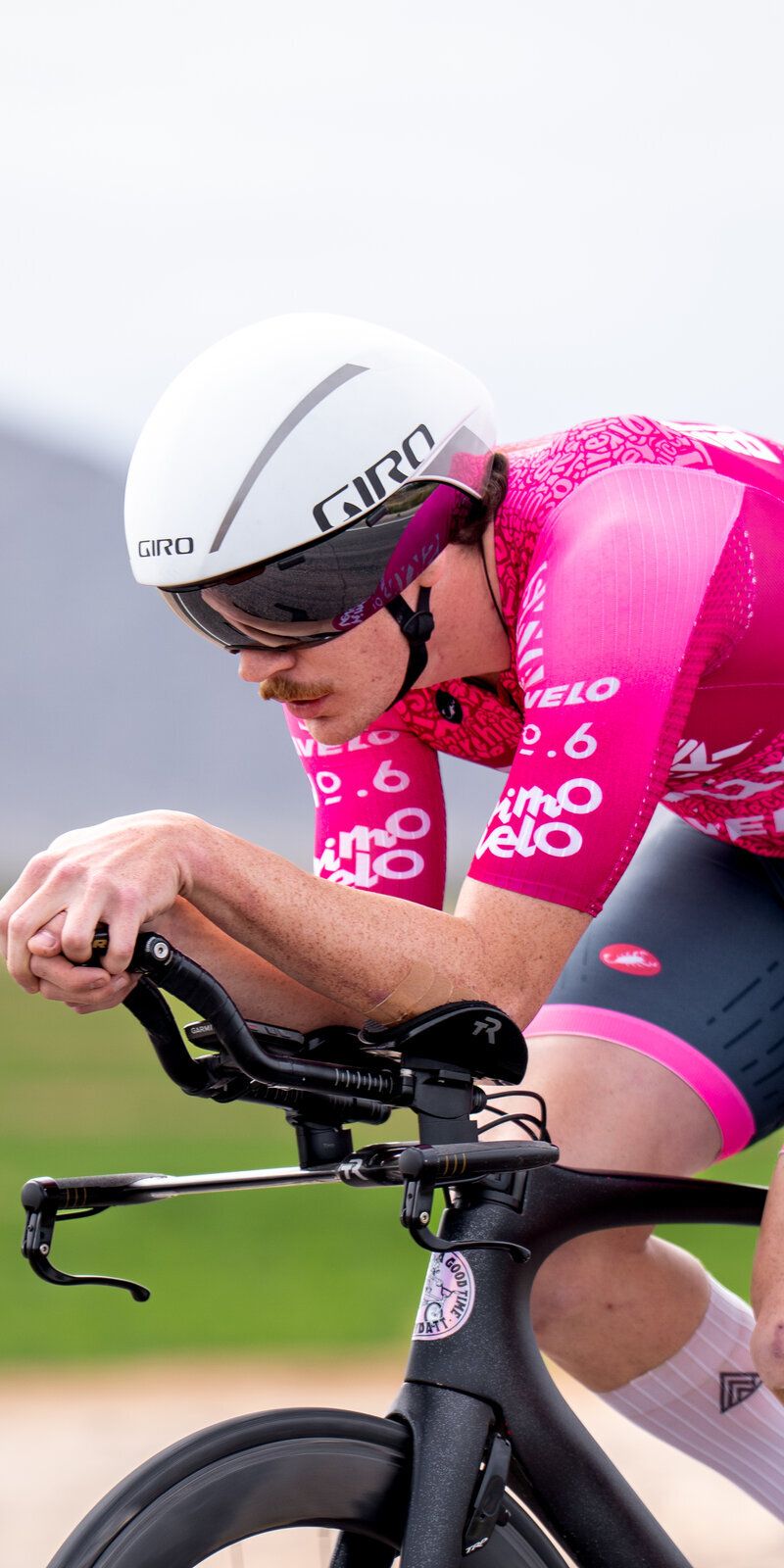 Alex Akins on the Valley of the Sun time trial course